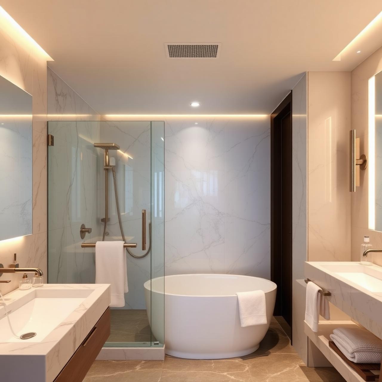 Designer Bathroom — Amberstone Codename LakeOne JP Nagar 9th Phase